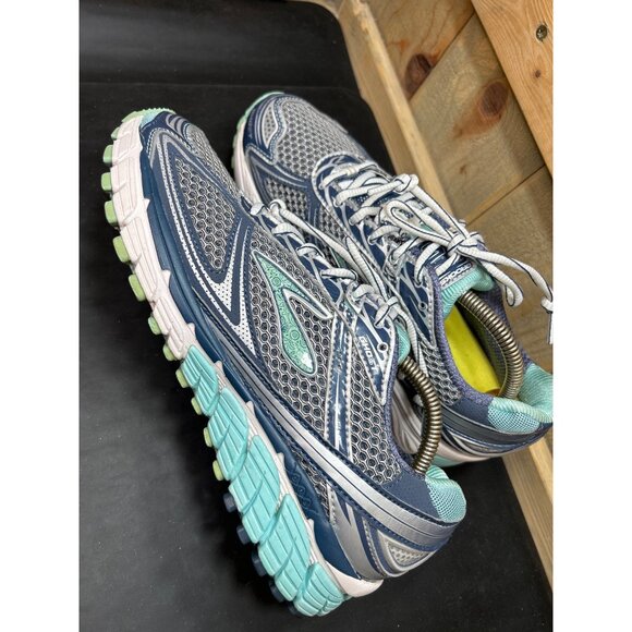 Brooks Ghost 5 Womens Running Shoes 9.5 Wide (D) Blue/Gray Mesh Lightweight - Picture 6 of 10